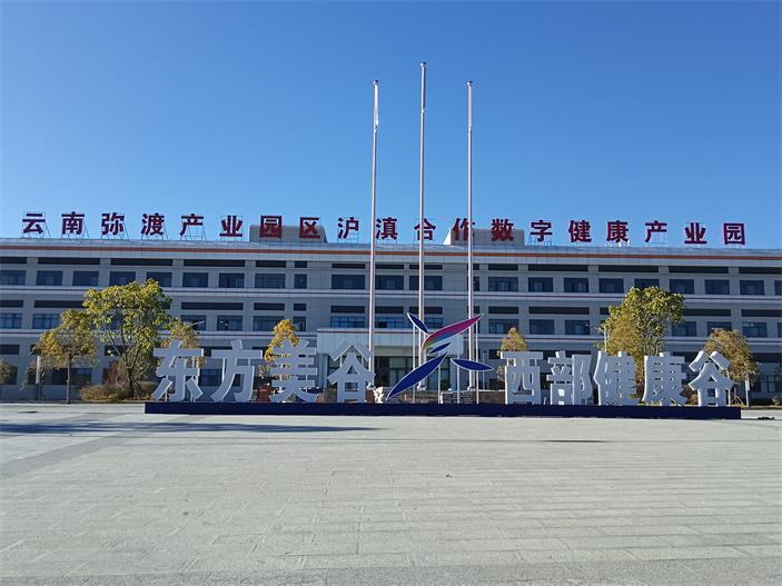 云南大理弥渡产业园区泸滇合作数字健康产业园#云南旗杆厂家#昆明旗杆厂家